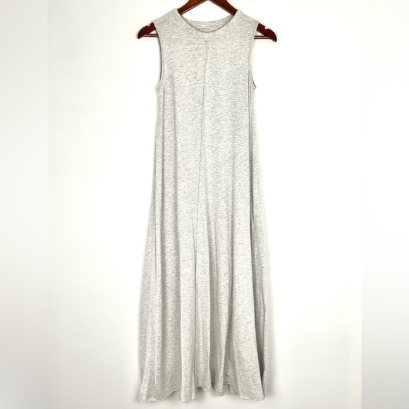 Zara Dresses & Skirts - Zara Sleeveless Crewneck Grey Maxi Dress Size Small